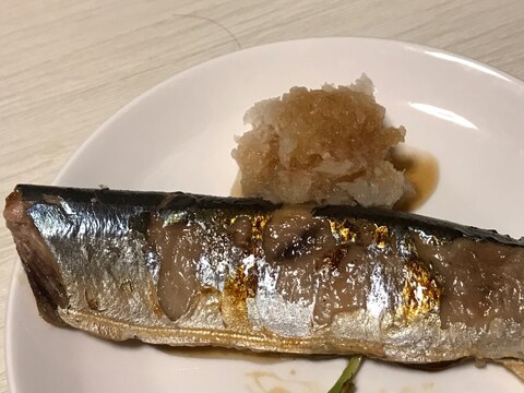 フライパンで作る！秋刀魚の塩焼き